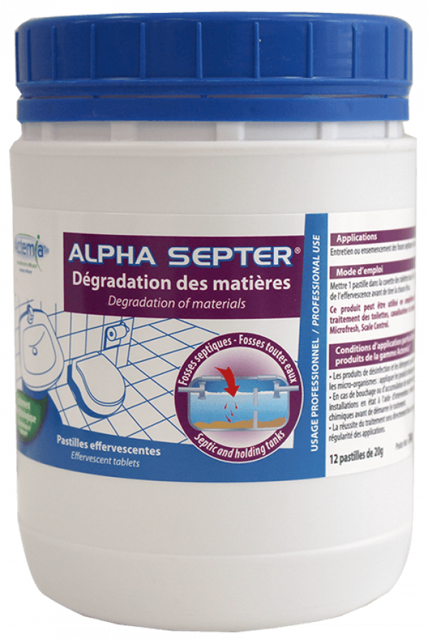 Pastille pour les fosses septiques - Alpha Septer