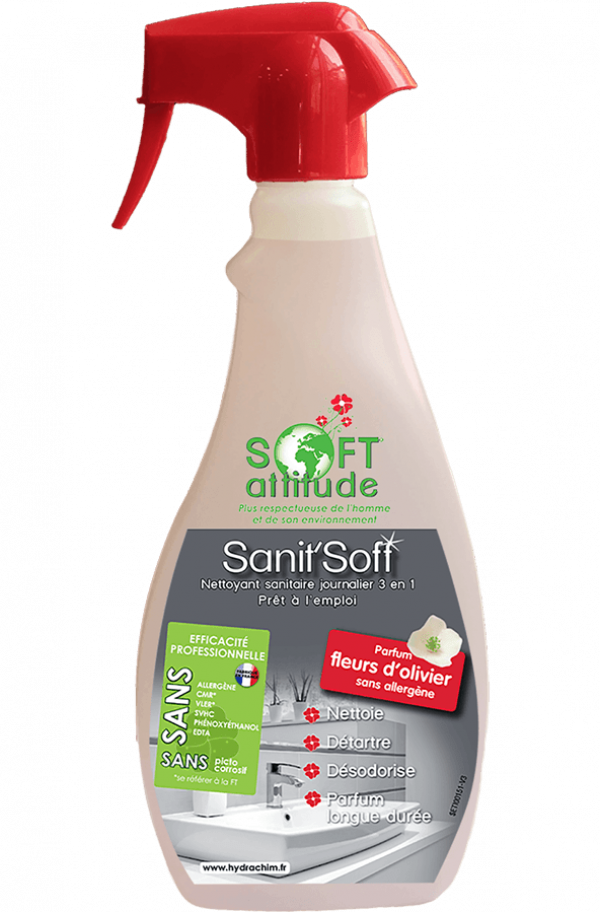 Spray nettoyant sanitaire 3 en 1 - Sanit'Soft