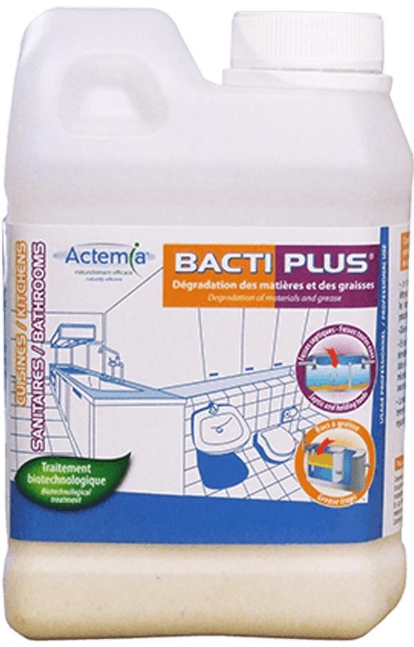 Produit en poudre pour la dégradation des matières organiques - Bacti Plus