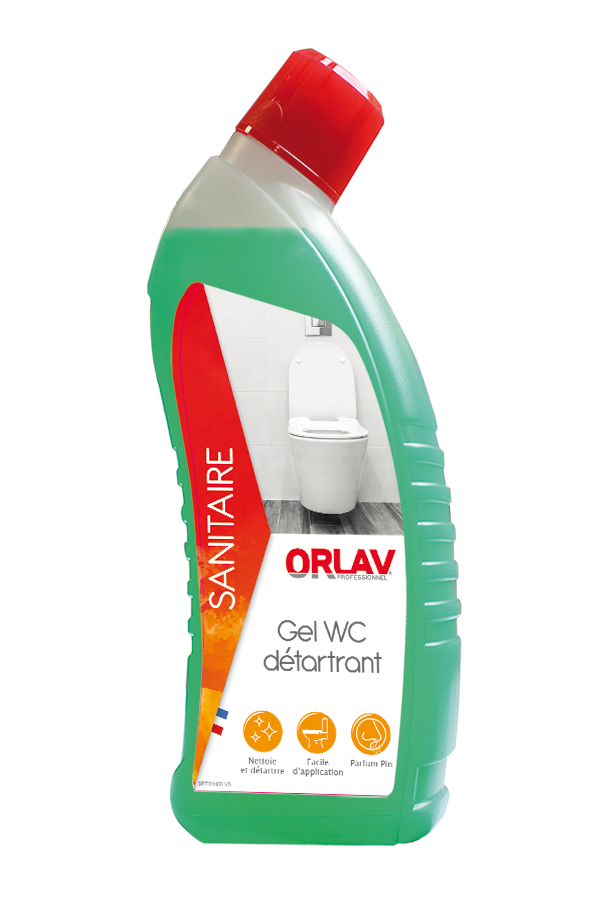 Détartrant WC Mousse - ORLAV - HYDRACHIM - 1L - Sanitaires - Produits