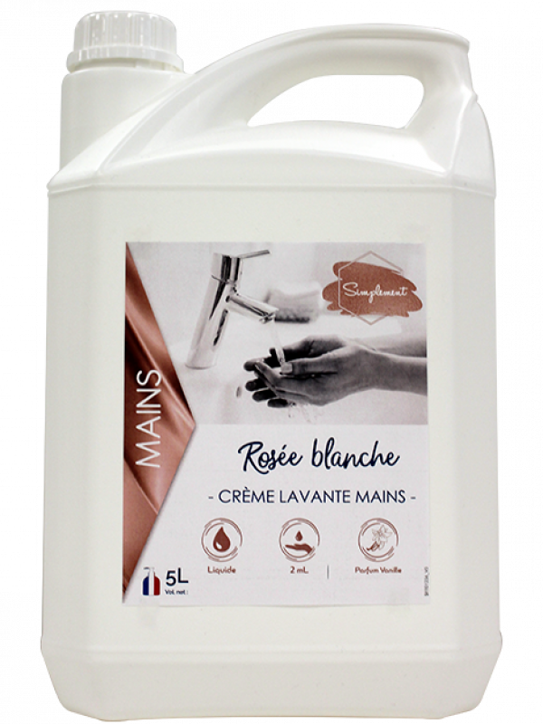 Rosée blanche - Crème nacrée lavante pour les mains - Hydrachim