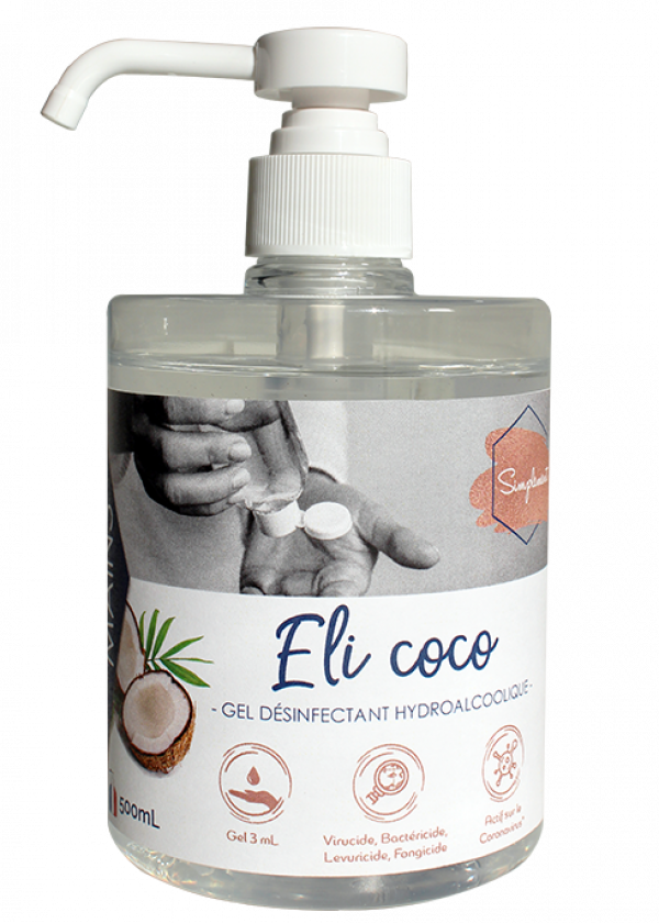 Eli coco - Gel hydroalcoolique au parfum de coco